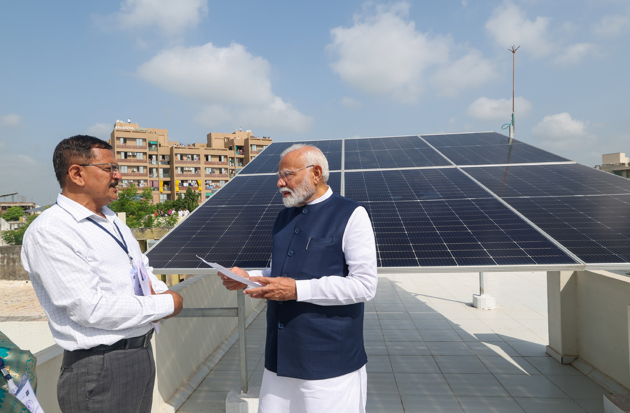 Rooftop solar inspection under PM Surya Ghar scheme