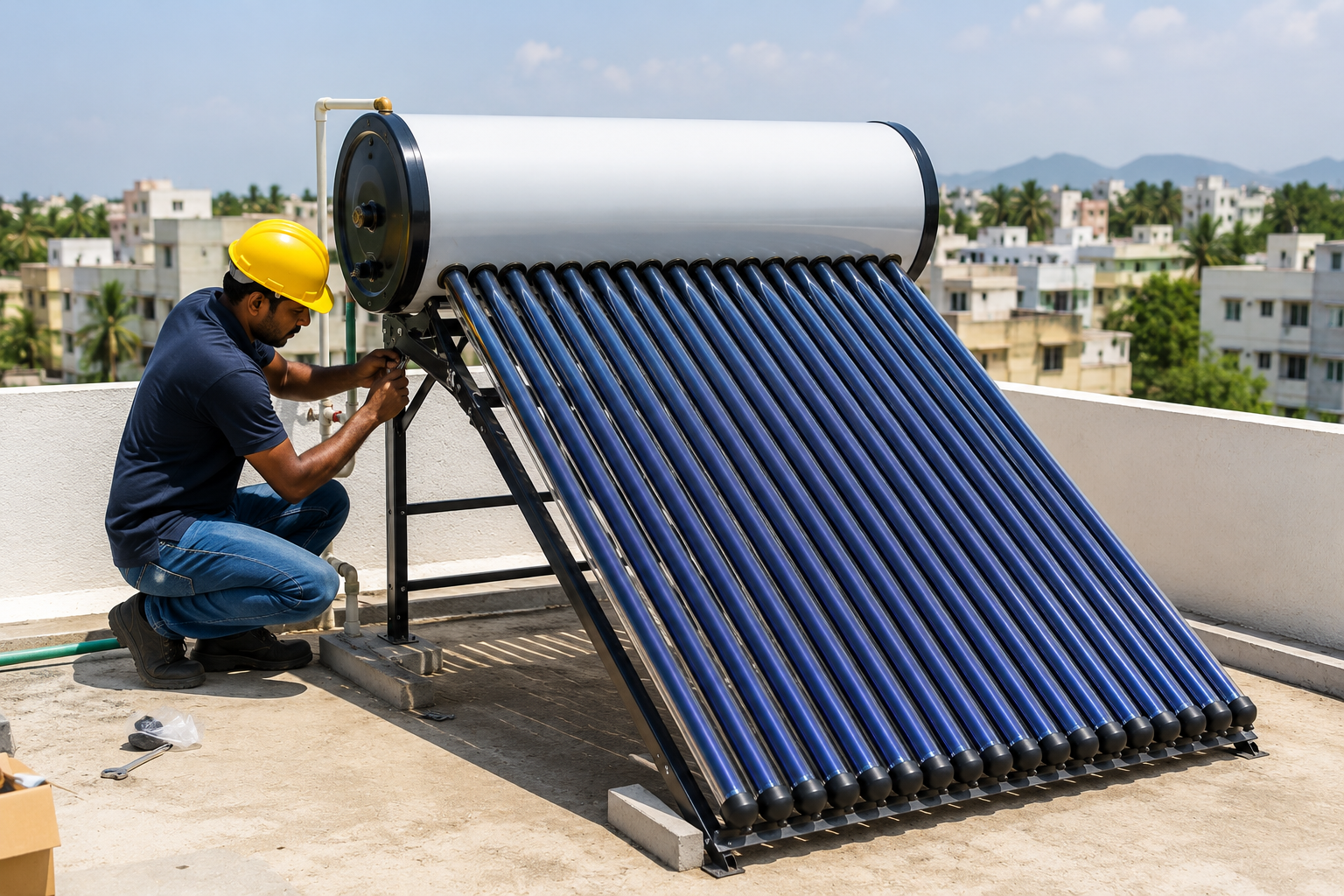 Solar Water Heater — Solar Harvest India